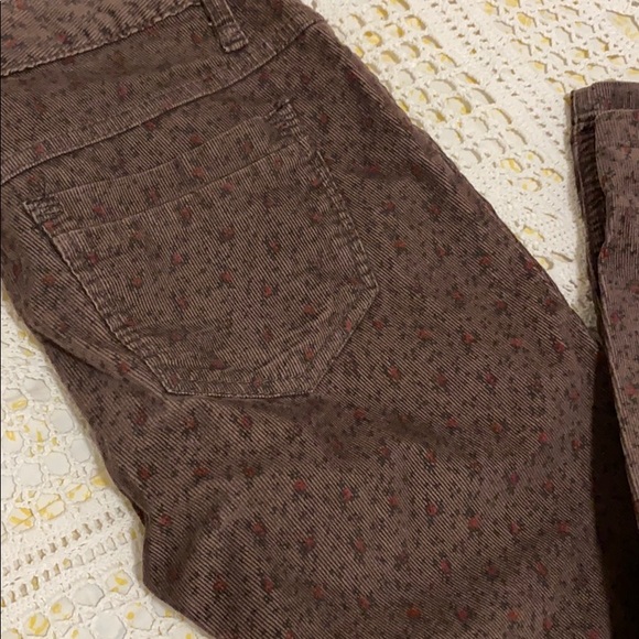 Free People Ditsy Floral Print Cord Pants - Picture 4 of 7